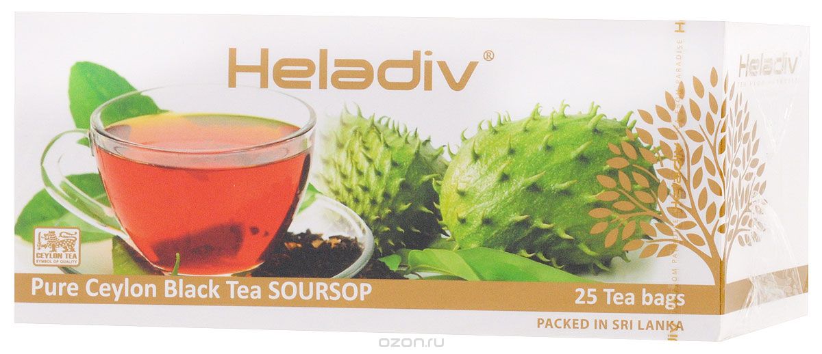 Heladiv Peko Soursop Black Tea      , 25 