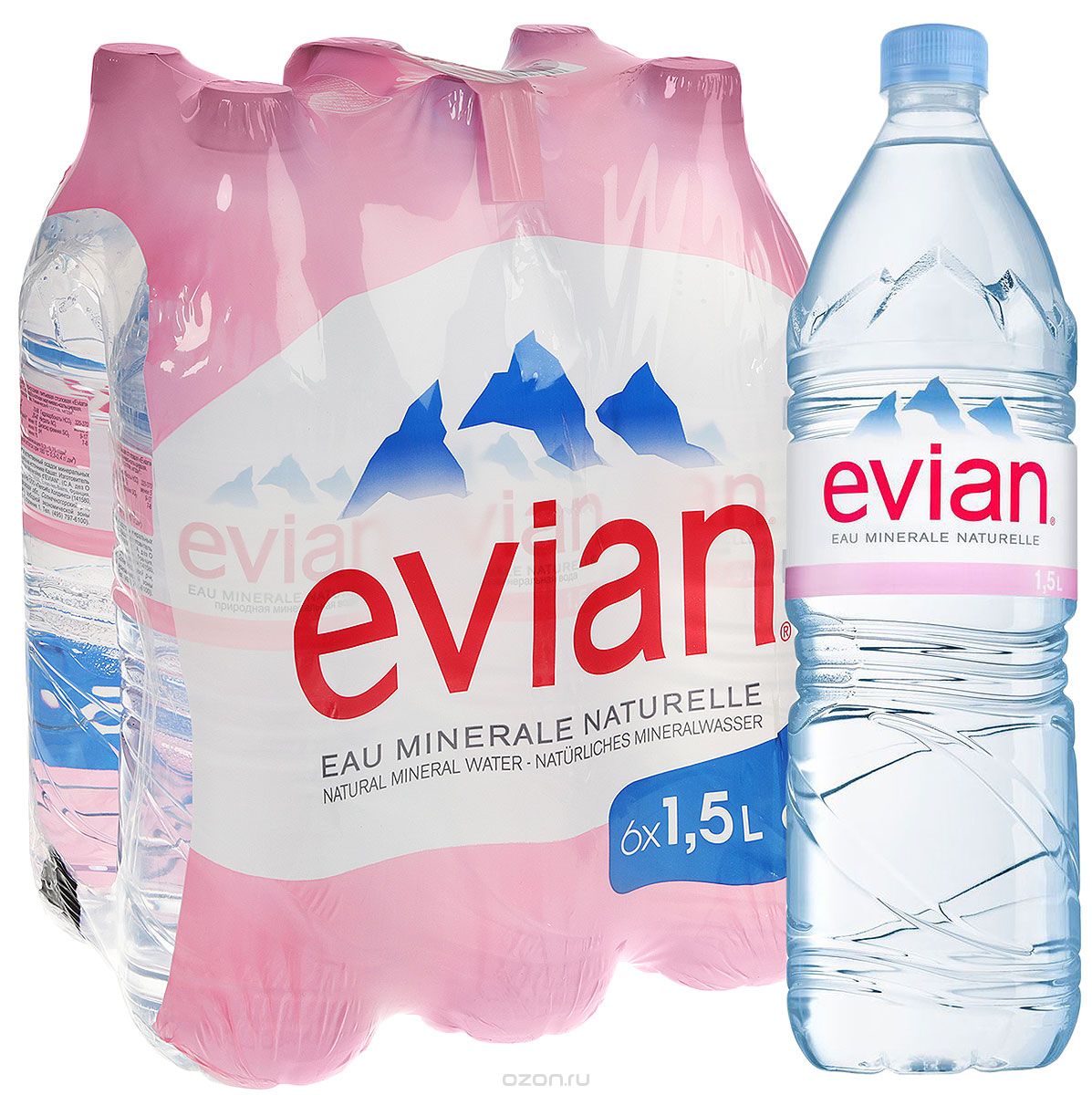 Evian     , 6   1,5 