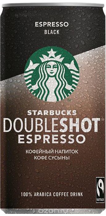    0% Starbucks Doubleshot Espresso Black, 200 