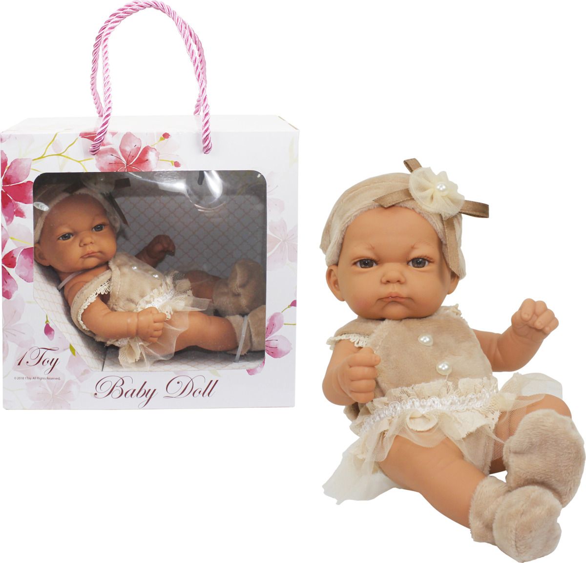  1TOY Premium Baby Doll 25 , 15458,   ,     