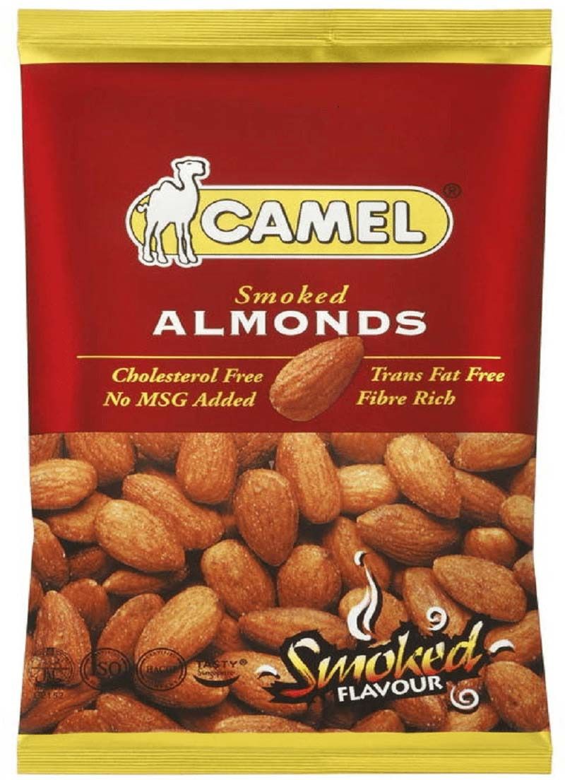   Camel Smoked Almonds,   , 40 