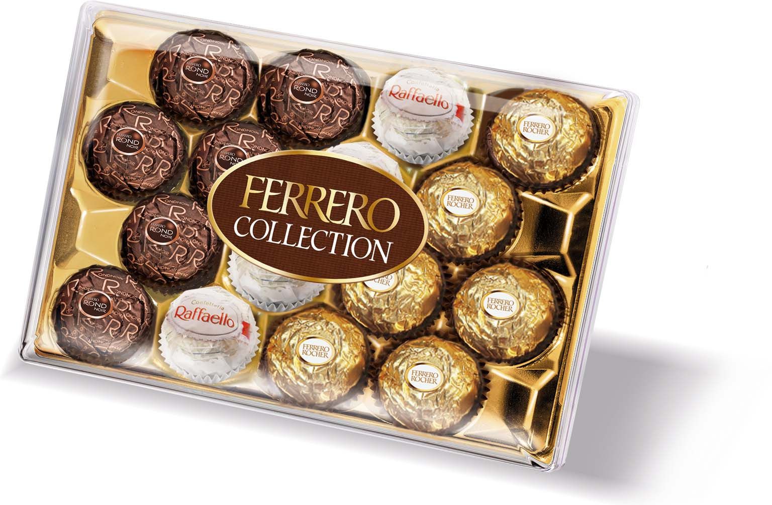 Ferrero Collection  : Raffaello, Ferrero Rocher, Ferrero Rondnoir, 172,2 